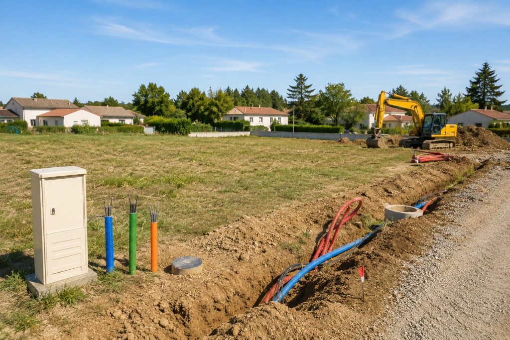 terrain non viabilise cout raccordement